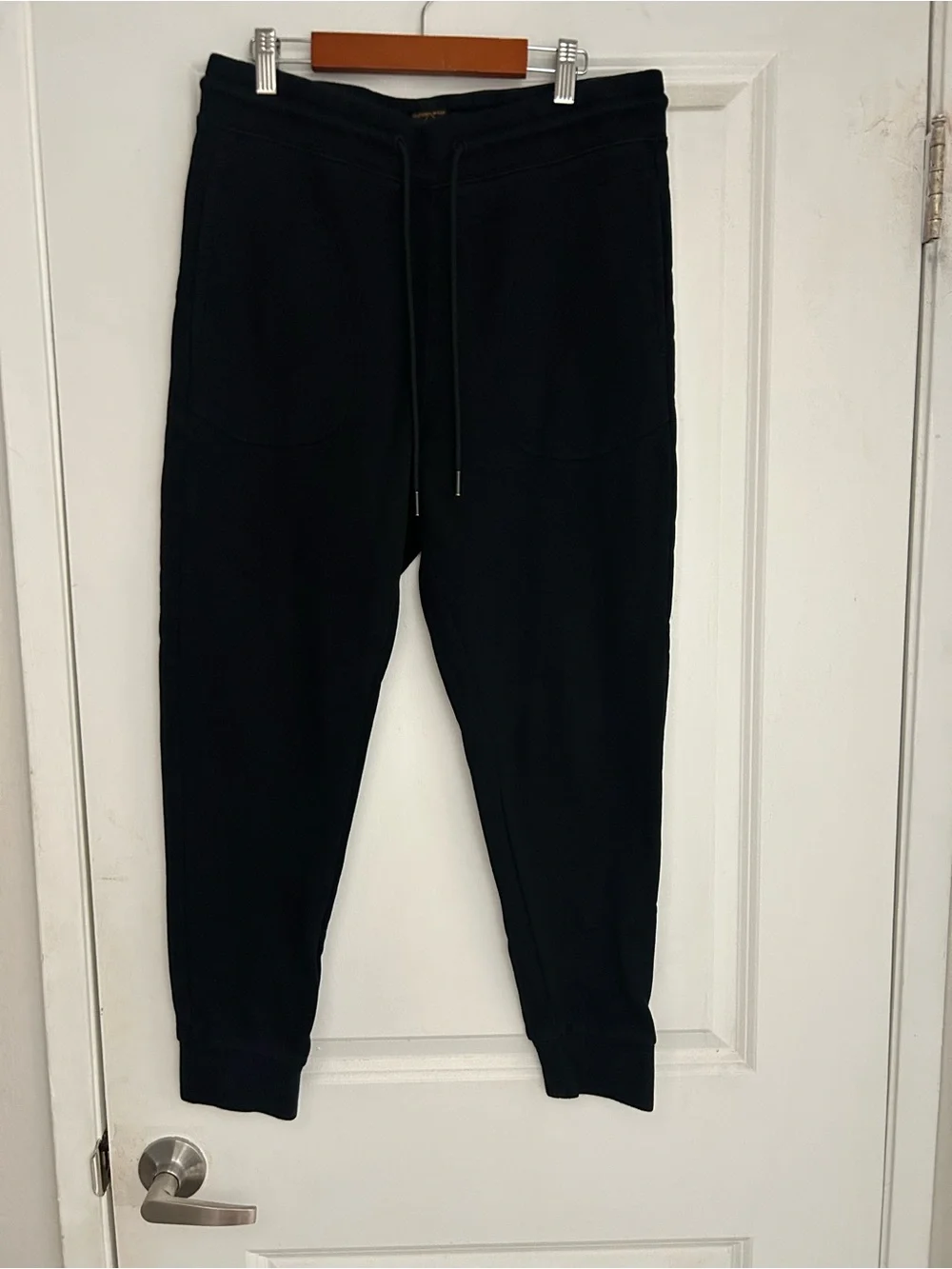 Evisu Logo Black Sweats Pants Japanese Sweats Men’s Size Small